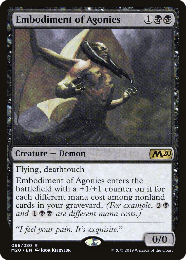 Magic: The Gathering - Embodiment of Agonies - Core Set 2020