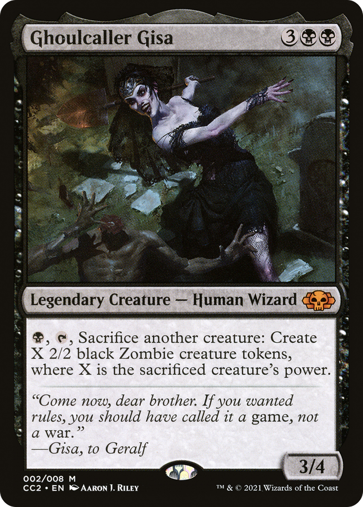 Magic: The Gathering - Ghoulcaller Gisa - Commander Collection: Black
