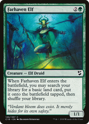 Magic: The Gathering - Farhaven Elf - Commander 2018