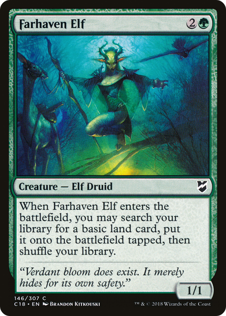 Magic: The Gathering - Farhaven Elf - Commander 2018