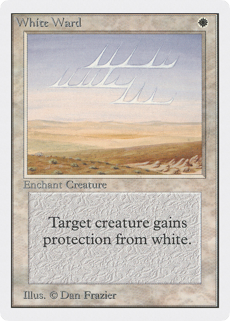 Magic: The Gathering - White Ward - Unlimited Edition
