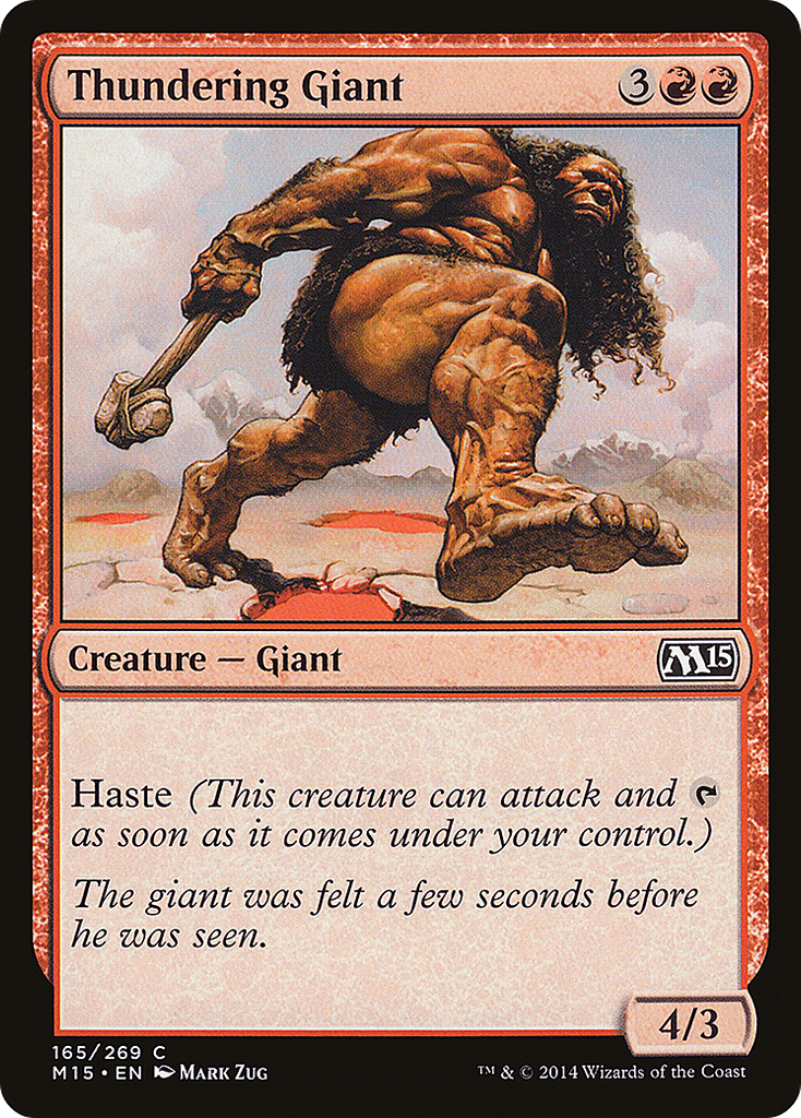 Magic: The Gathering - Thundering Giant - Magic 2015