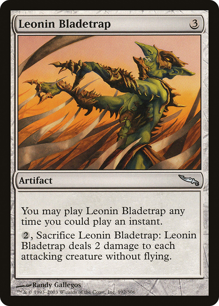 Magic: The Gathering - Leonin Bladetrap - Mirrodin