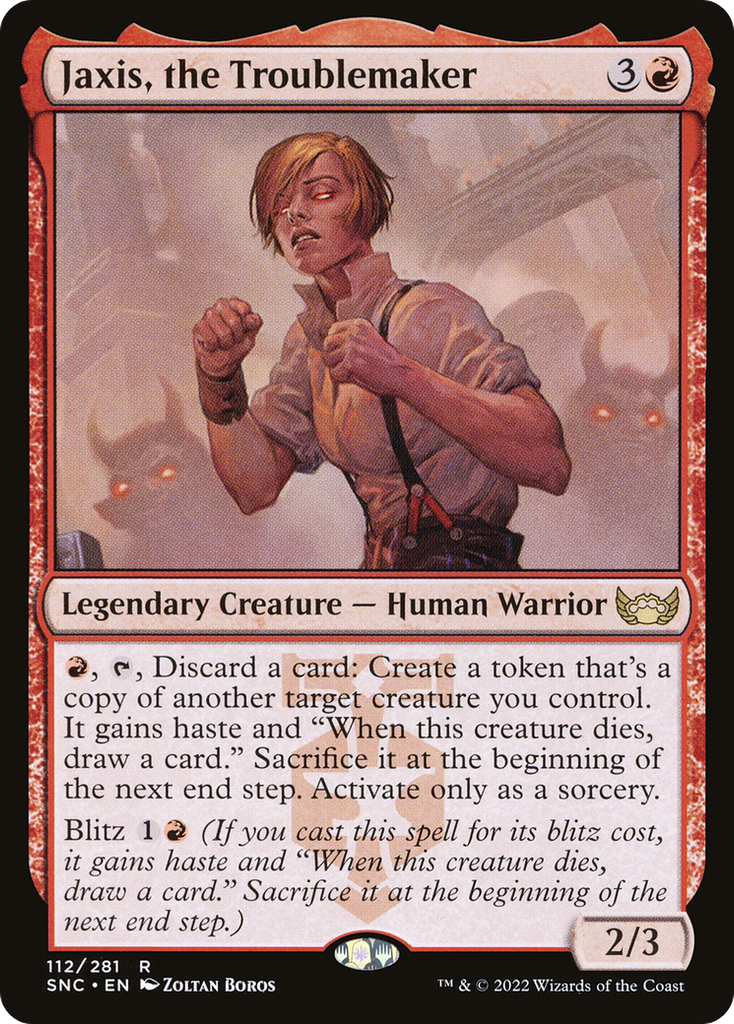 Magic: The Gathering - Jaxis, the Troublemaker Foil - Streets of New Capenna