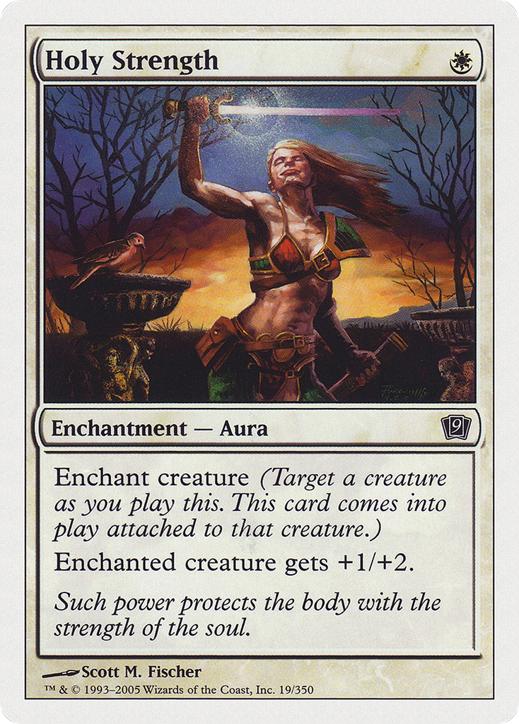 Magic: The Gathering - Holy Strength - Ninth Edition