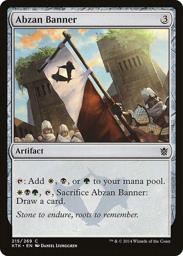 Magic: The Gathering - Abzan Banner - Khans of Tarkir