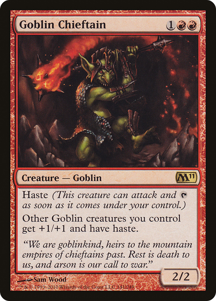 Magic: The Gathering - Goblin Chieftain - Magic 2011