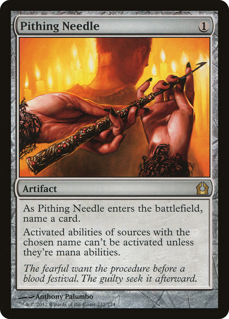 Magic: The Gathering - Pithing Needle - Return to Ravnica