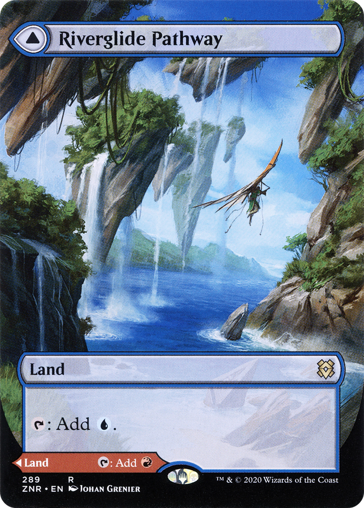 Magic: The Gathering - Riverglide Pathway // Lavaglide Pathway - Zendikar Rising