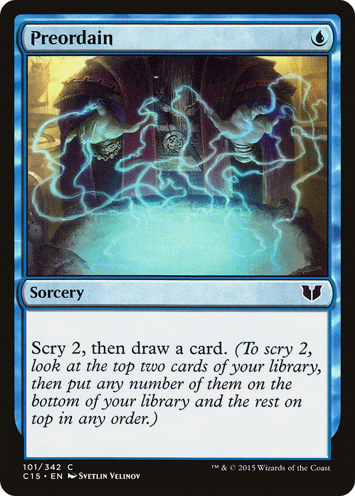 Magic: The Gathering - Preordain - Commander 2015