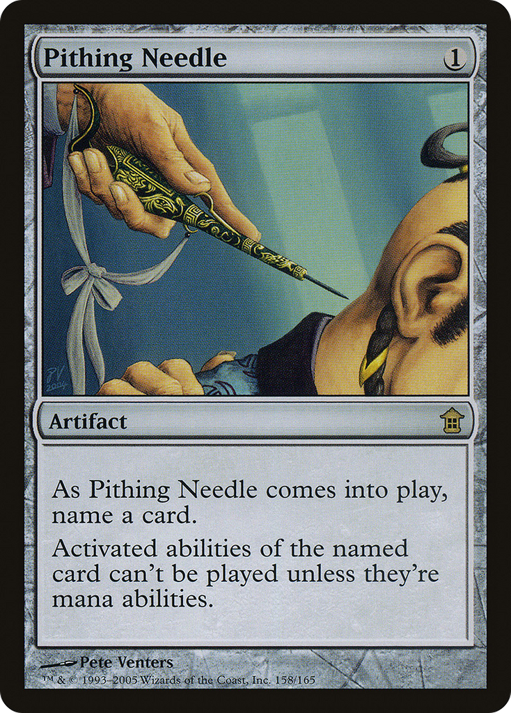 Magic: The Gathering - Pithing Needle - Saviors of Kamigawa