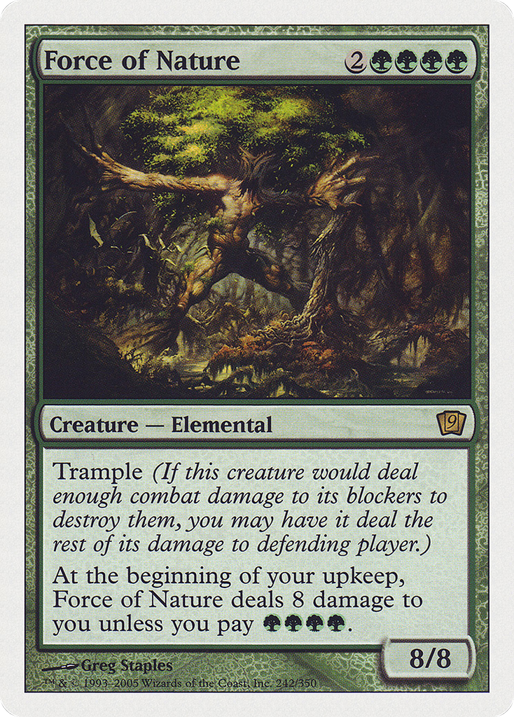 Magic: The Gathering - Force of Nature - Ninth Edition