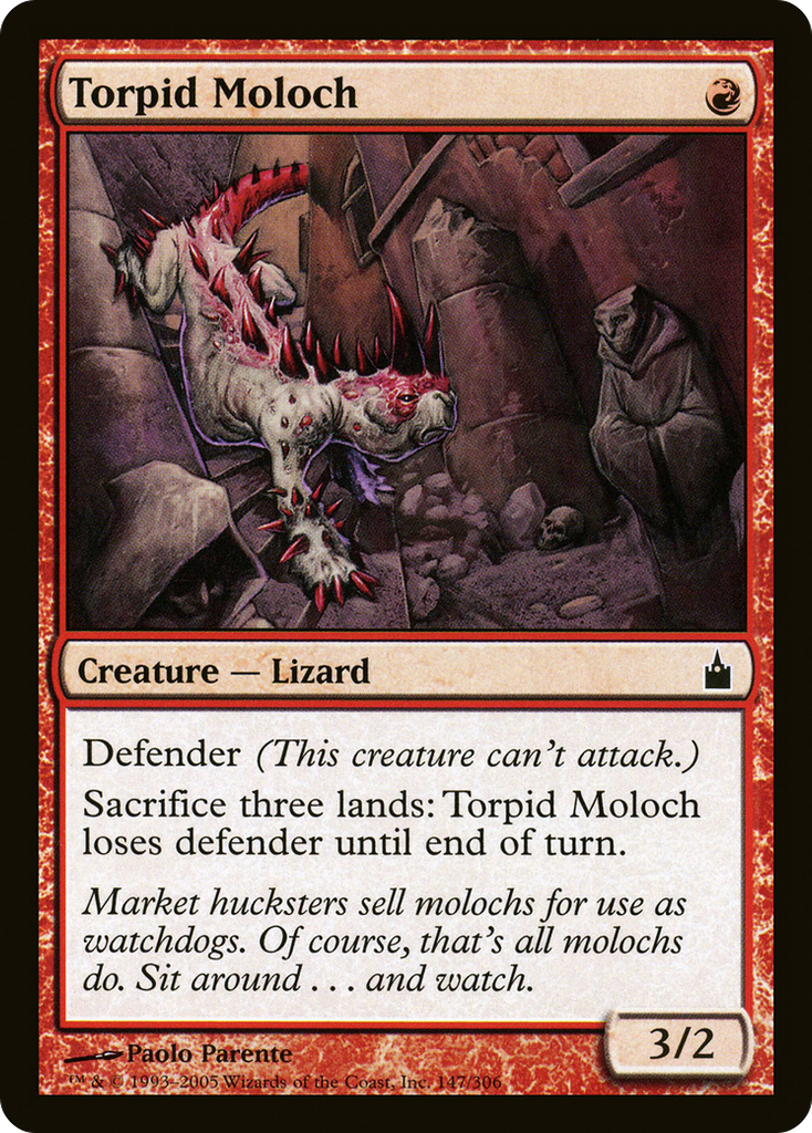 Magic: The Gathering - Torpid Moloch - Ravnica: City of Guilds