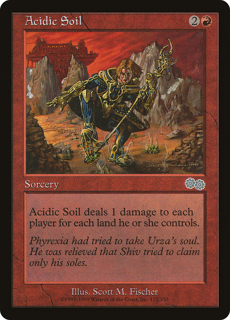 Magic: The Gathering - Acidic Soil - Urza's Saga