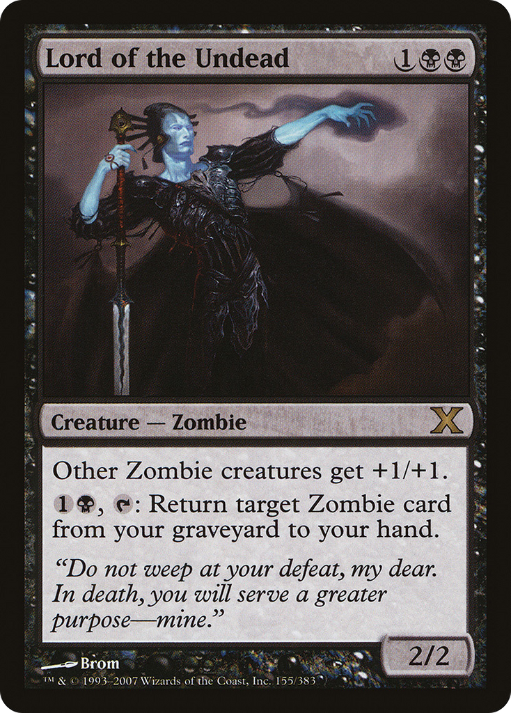 Magic: The Gathering - Lord of the Undead - Tenth Edition