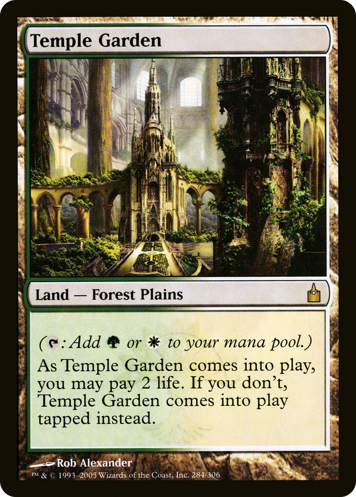 Magic: The Gathering - Temple Garden - Ravnica: City of Guilds