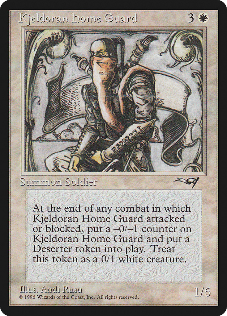 Magic: The Gathering - Kjeldoran Home Guard - Alliances