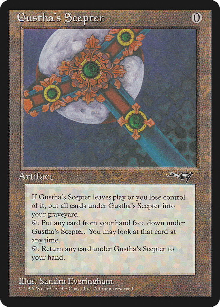 Magic: The Gathering - Gustha's Scepter - Alliances