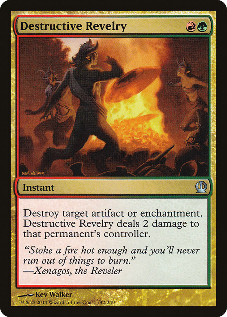 Magic: The Gathering - Destructive Revelry - Theros