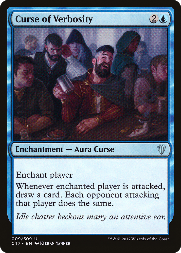 Magic: The Gathering - Curse of Verbosity - Commander 2017