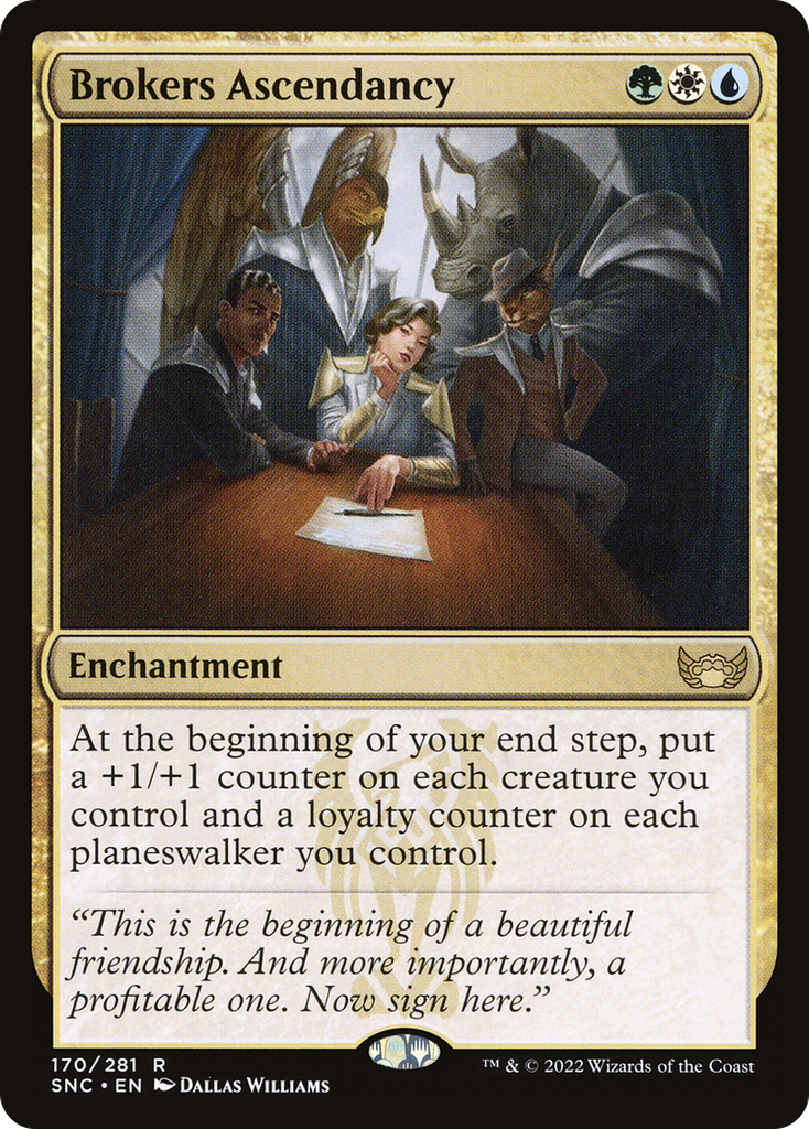 Magic: The Gathering - Brokers Ascendancy Foil - Streets of New Capenna