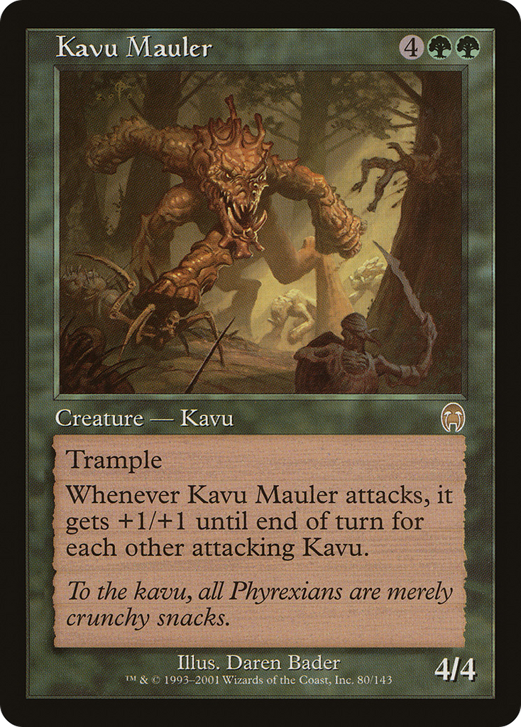 Magic: The Gathering - Kavu Mauler - Apocalypse