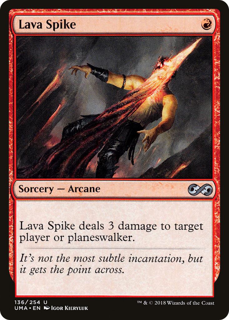 Magic: The Gathering - Lava Spike - Ultimate Masters