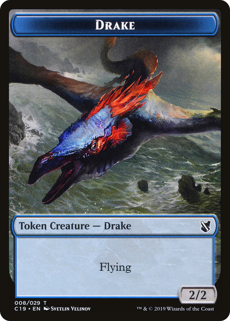 Magic: The Gathering - Drake Token - Commander 2019 Tokens