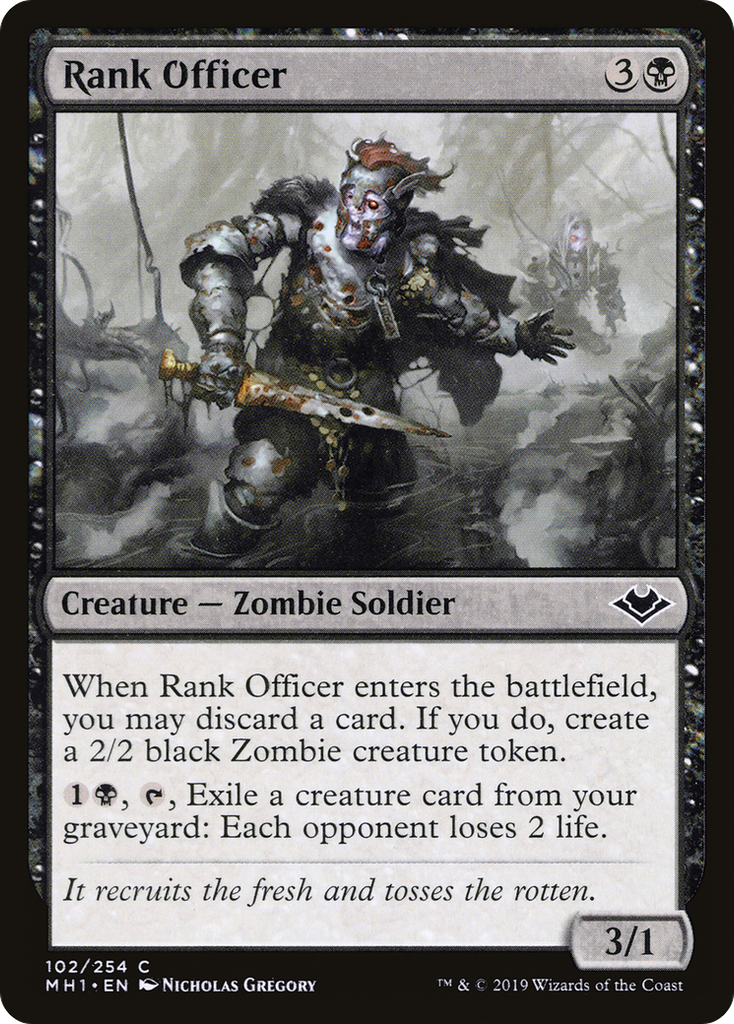 Magic: The Gathering - Rank Officer - Modern Horizons