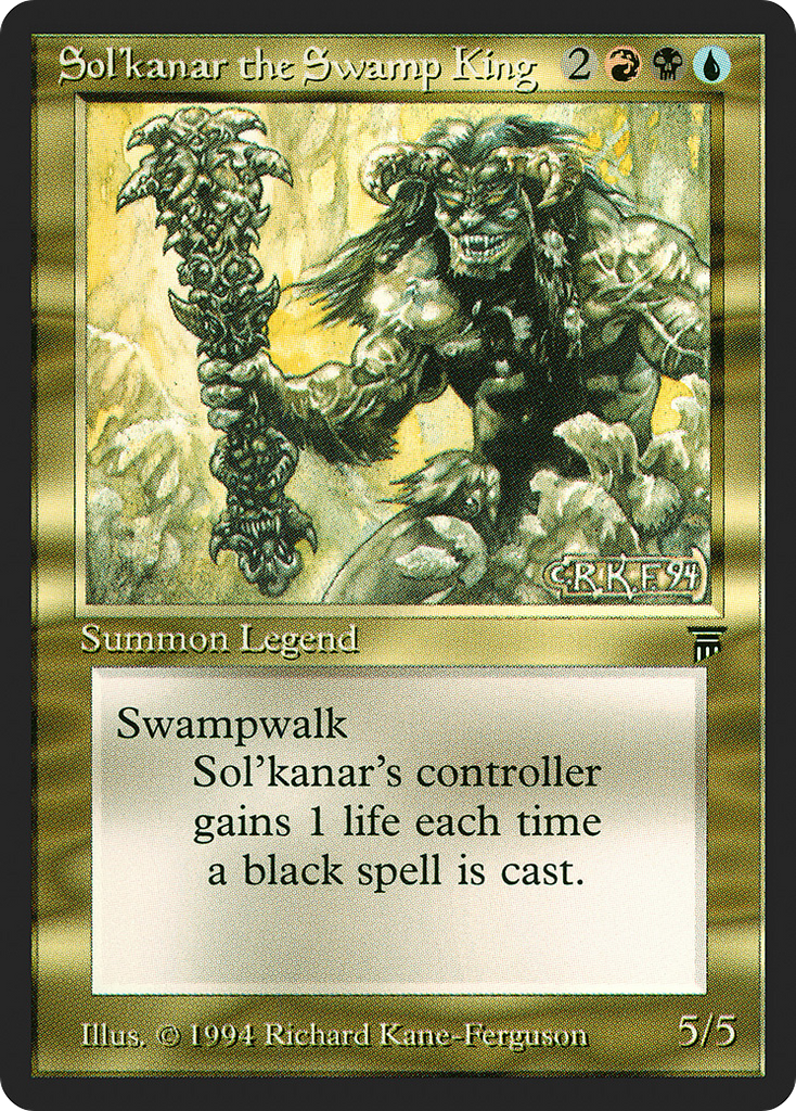 Magic: The Gathering - Sol'kanar the Swamp King - Legends