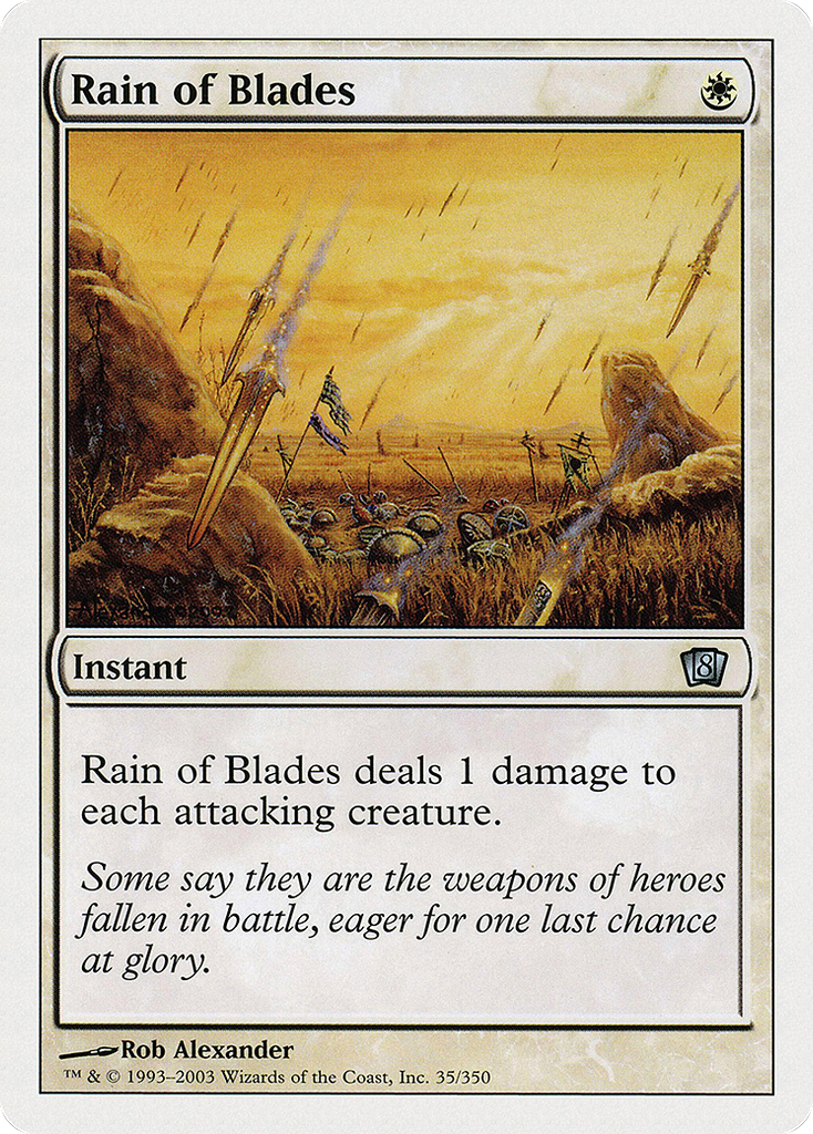 Magic: The Gathering - Rain of Blades - Eighth Edition