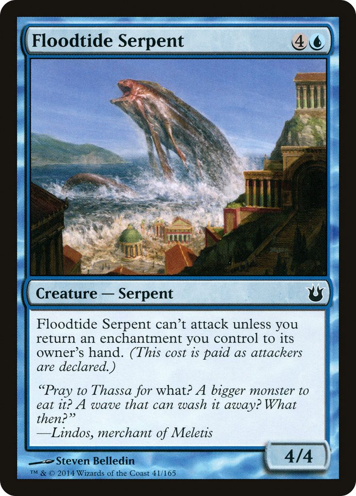 Magic: The Gathering - Floodtide Serpent - Born of the Gods