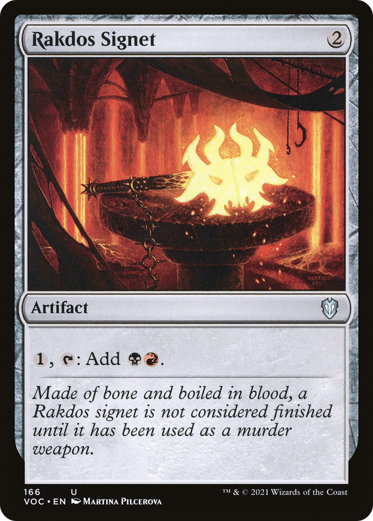 Magic: The Gathering - Rakdos Signet - Crimson Vow Commander