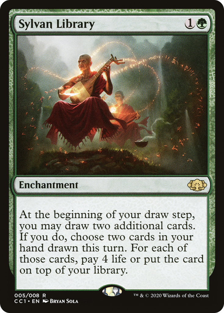 Magic: The Gathering - Sylvan Library - Commander Collection: Green