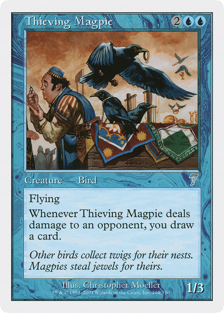 Magic: The Gathering - Thieving Magpie - Seventh Edition