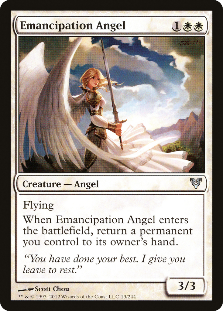 Magic: The Gathering - Emancipation Angel - Avacyn Restored