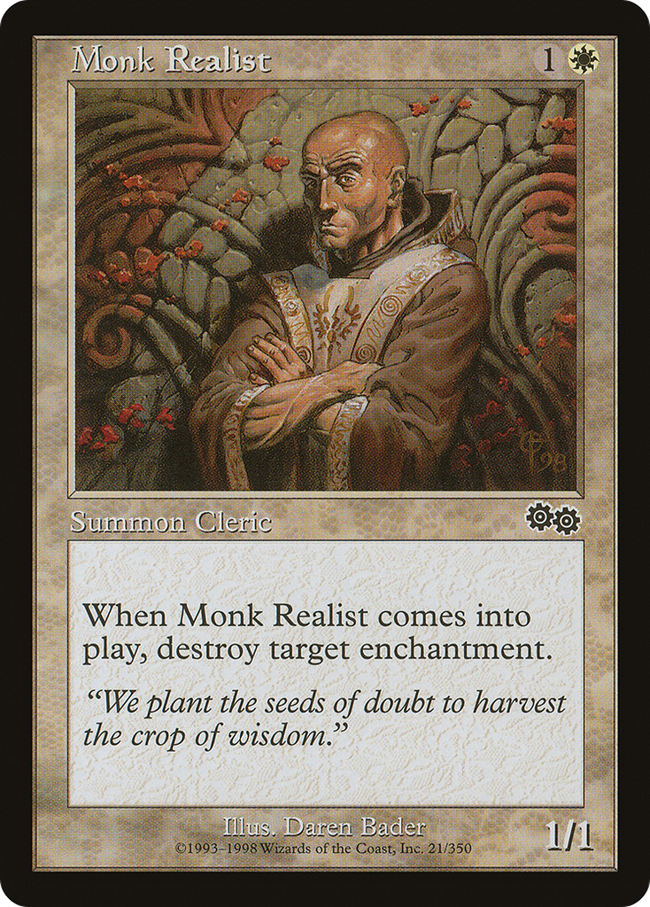 Magic: The Gathering - Monk Realist - Urza's Saga