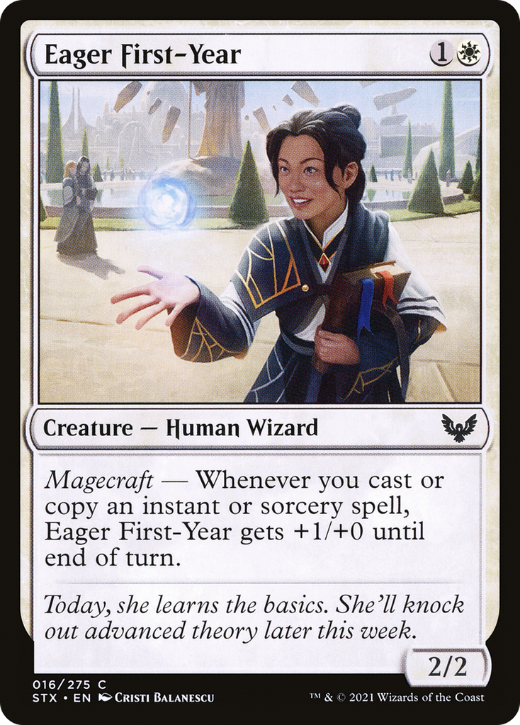 Magic: The Gathering - Eager First-Year Foil - Strixhaven: School of Mages