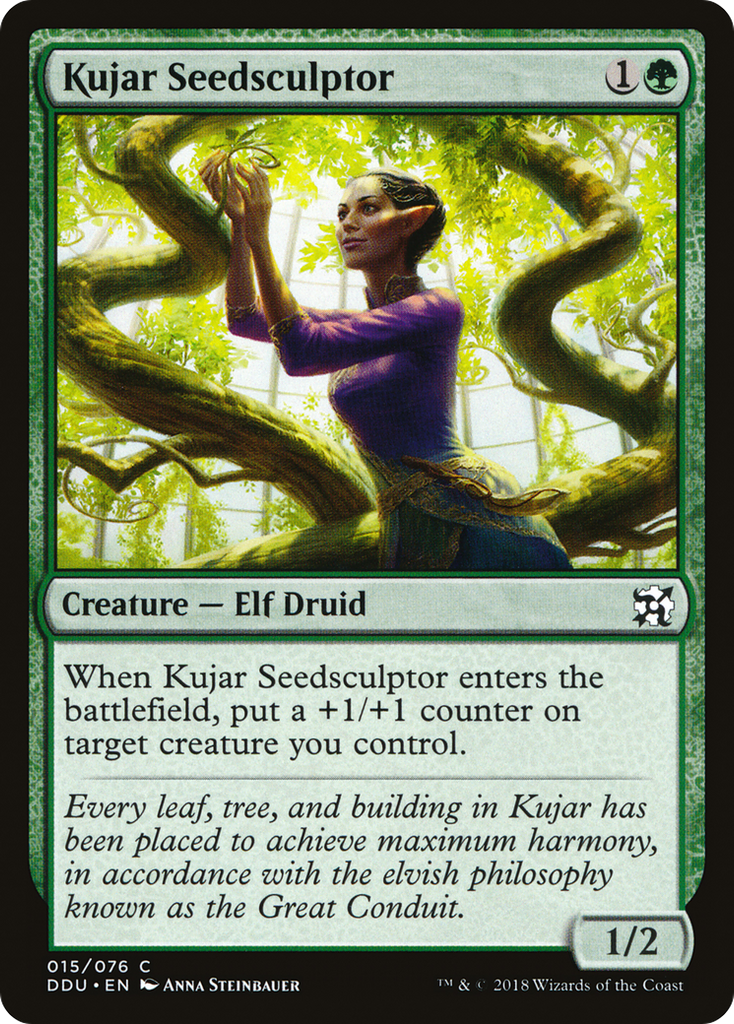 Magic: The Gathering - Kujar Seedsculptor - Duel Decks: Elves vs. Inventors