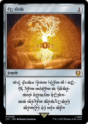 Magic: The Gathering - Sol Ring Foil - Tales of Middle-earth Commander