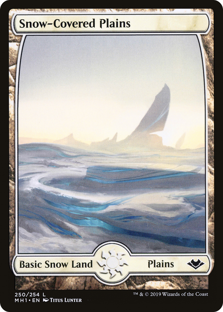 Magic: The Gathering - Snow-Covered Plains Foil - Modern Horizons