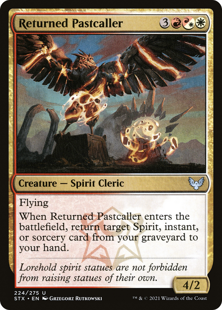 Magic: The Gathering - Returned Pastcaller Foil - Strixhaven: School of Mages