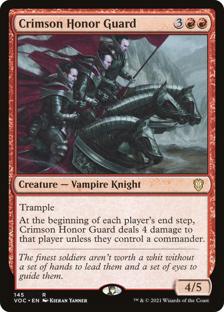 Magic: The Gathering - Crimson Honor Guard - Crimson Vow Commander