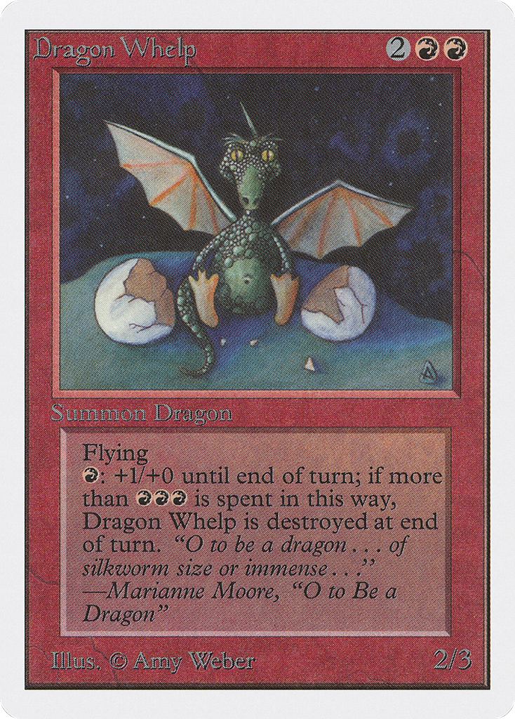 Magic: The Gathering - Dragon Whelp - Unlimited Edition