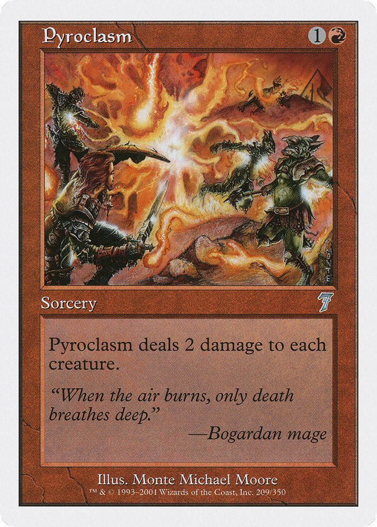 Magic: The Gathering - Pyroclasm - Seventh Edition