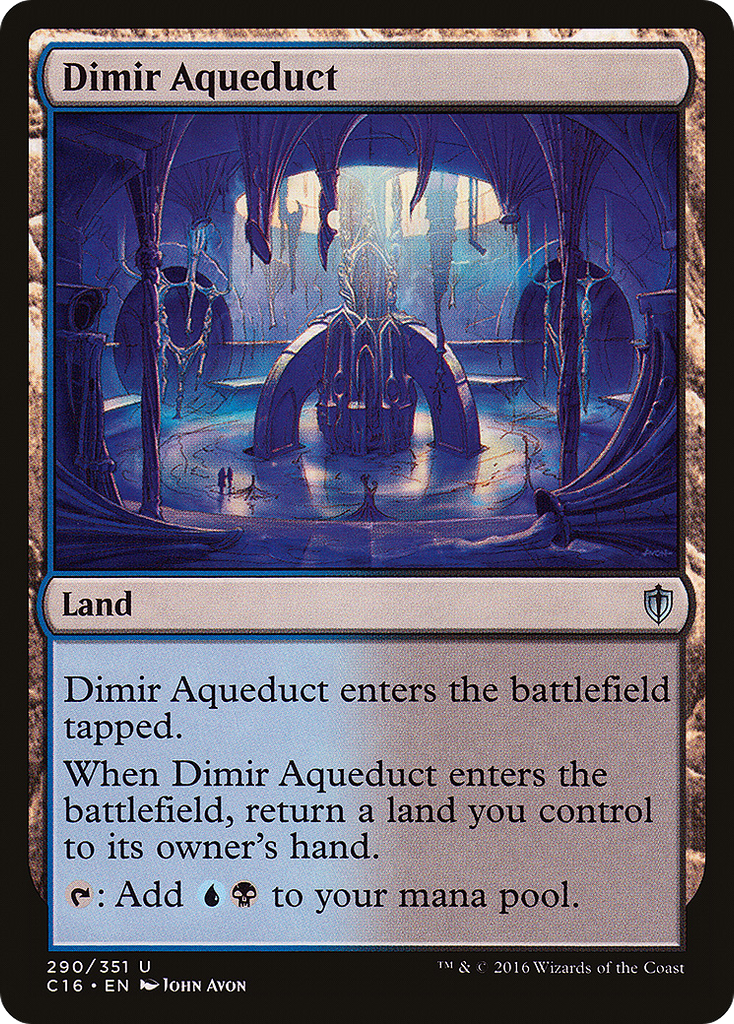 Magic: The Gathering - Dimir Aqueduct - Commander 2016