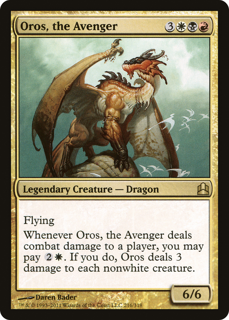 Magic: The Gathering - Oros, the Avenger - Commander 2011