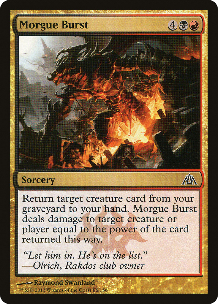 Magic: The Gathering - Morgue Burst - Dragon's Maze