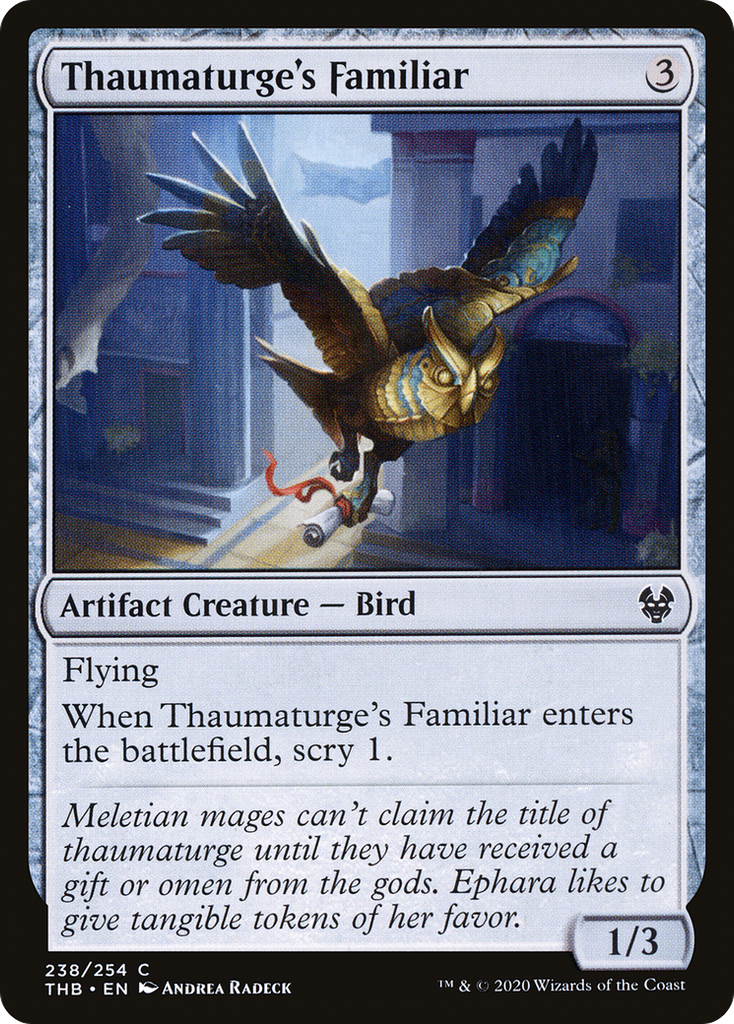 Magic: The Gathering - Thaumaturge's Familiar - Theros Beyond Death