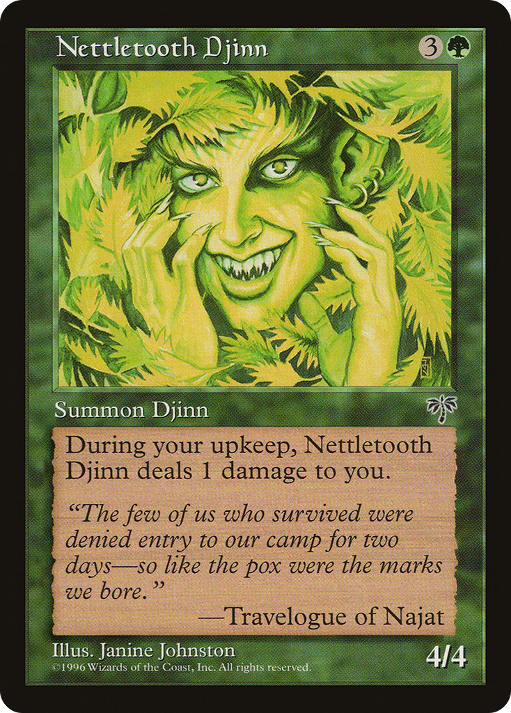 Magic: The Gathering - Nettletooth Djinn - Mirage